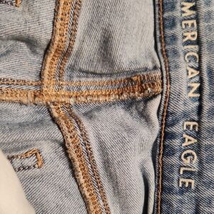 American Eagle Outfitters Blue Ankle Cropped Jeans